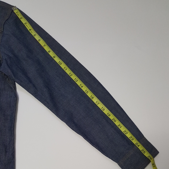 Levi's Denim Long Sleeve Shirt Men Size M - Picture 8 of 14